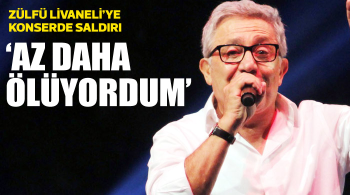 Zülfü Livaneli'ye konserde saldırı Zülfü Livaneli'ye konserde saldırı