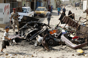 Irak'ta bombalı saldırı, 12 ölü 33 yaralı