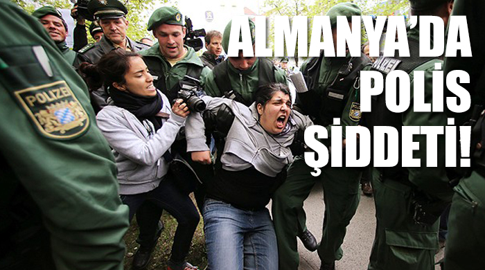 Almanya'da polis şiddeti