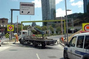 Bomonti tüneli kapatıldı