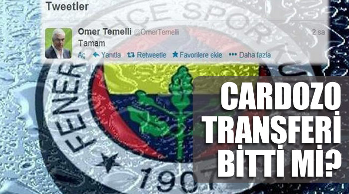 Cardozo transferi bitti mi? Cardozo transferi bitti mi?