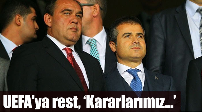 TFF UEFA'ya rest çekti, 'Kararlarımızın arkasındayız' TFF UEFA'ya rest çekti, 'Kararlarımızın arkasındayız'