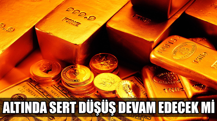 Altın fiyatlarındaki sert düşüş devam edecek mi Altın fiyatlarındaki sert düşüş devam edecek mi
