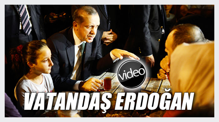 Başbakan Erdoğan, Millet Parkı&#039;nda vatandaşlarla sohbet etti
