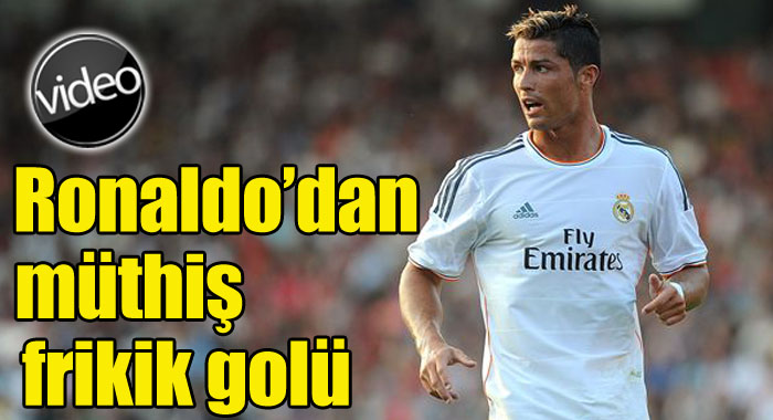 Ronaldo'dan müthiş frikik golü Ronaldo'dan müthiş frikik golü