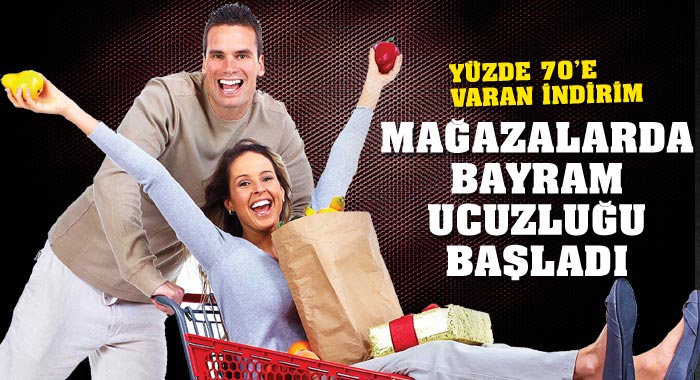 Mağazalarda bayram ucuzluğu başladı