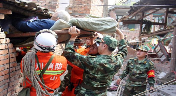Çin&#039;de ki  depremde ölü sayısı 89 yükseldi