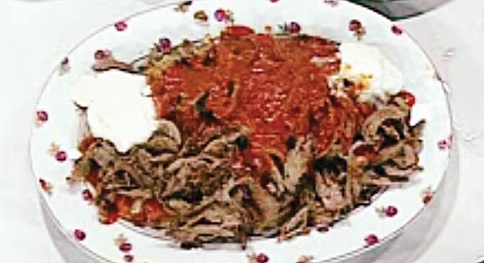 İftar lezzeti, fırında mantı