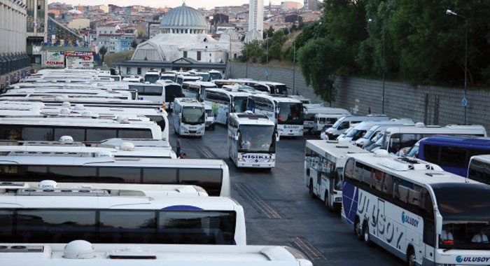 Otobüs firmalarının bayram sevinci Otobüs firmalarının bayram sevinci