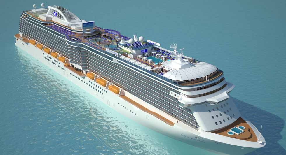 Yüzen şehir 'Royal Princess' İstanbul'da