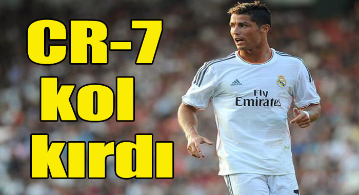 Ronaldo, kol kırdı