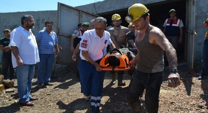 Keşan'da maden ocağında göçük, 1 ölü