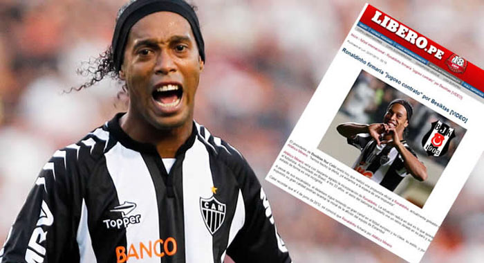 Ronaldinho'nun Beşiktaş'a transferi hakkında flaş iddia Ronaldinho'nun Beşiktaş'a transferi hakkında flaş iddia