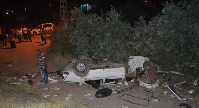 Kayseri&#039;de tren otomobili biçti, faciadan dönüldü