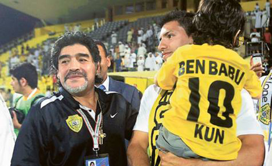 Maradona'nın torununa ABD'den vize engeli Maradona'nın torununa ABD'den vize engeli