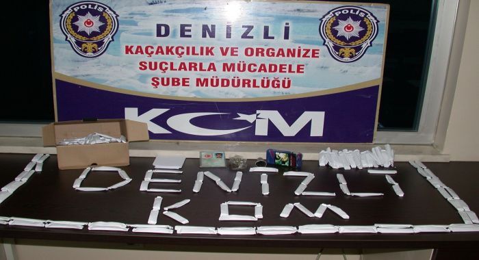 Denizli&#039;de uyuşturucu operasyonu