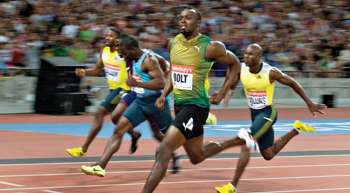 Usain Bolt yine şaşırtmadı