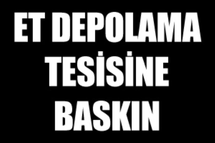 İstanbul&#039;da et depolama tesislerine baskın