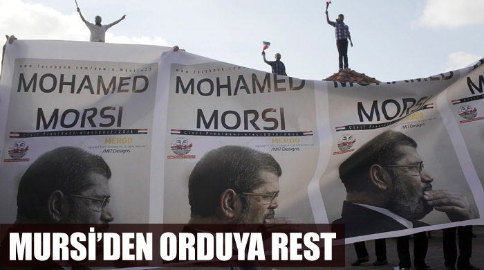 Mısır Cumhurbaşkanı Mursi'den orduya rest Mısır Cumhurbaşkanı Mursi'den orduya rest