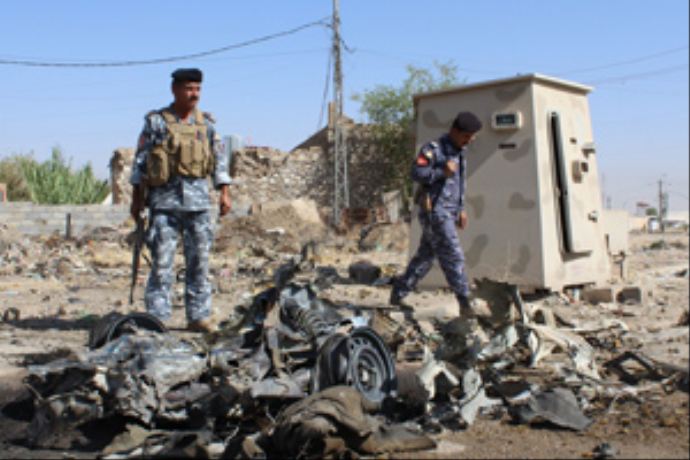 Irak'ta güvenlik güçlerine yönelik patlama Irak'ta güvenlik güçlerine yönelik patlama