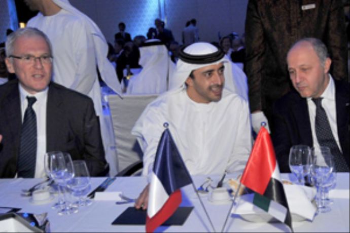Laurent Fabius, Abdullah Bin Zayed ile görüştü