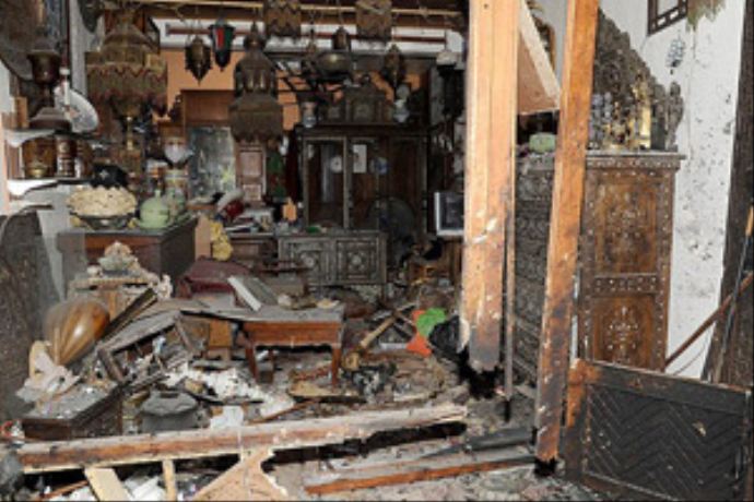 Şam, yoğun bombardıman altında Şam, yoğun bombardıman altında