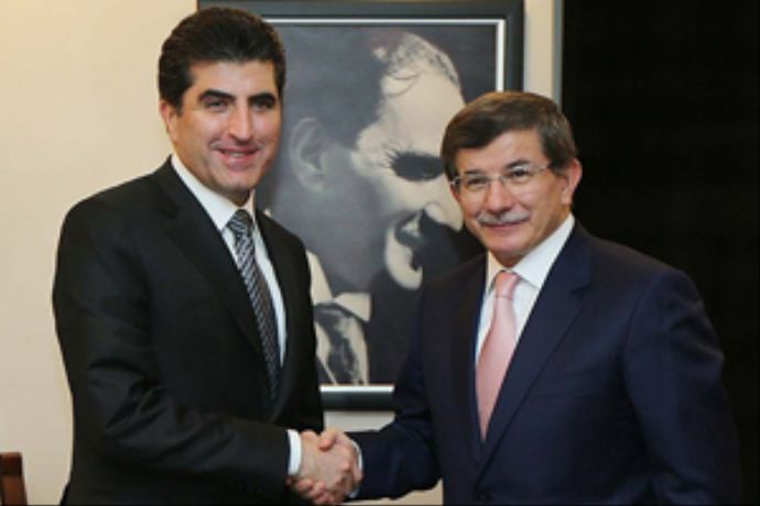 Davutoğlu Neçirvan Barzani ile görüştü