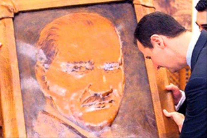 Beşar Esad, Instagram'da Atatürk portresi paylaştı
