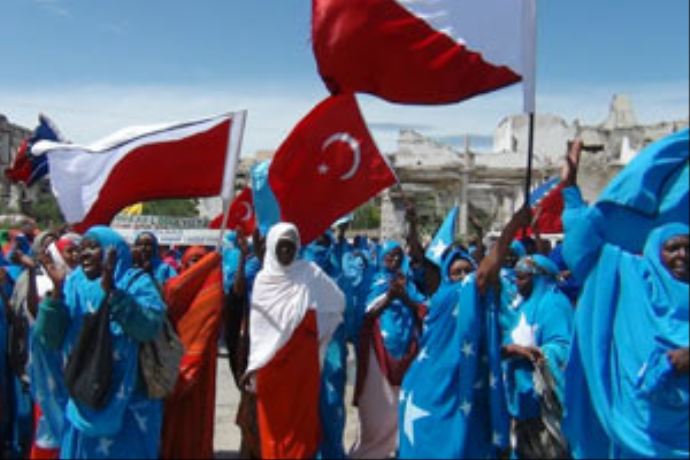 Somali halkı Türkiye için sokağa indi Somali halkı Türkiye için sokağa indi