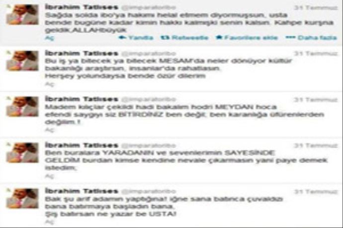 İbrahin Tatlıses, Arif Sağ'a meydan okudu İbrahin Tatlıses, Arif Sağ'a meydan okudu