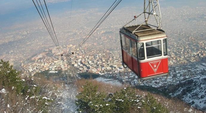 Teleferikte mahsur kaldılar
