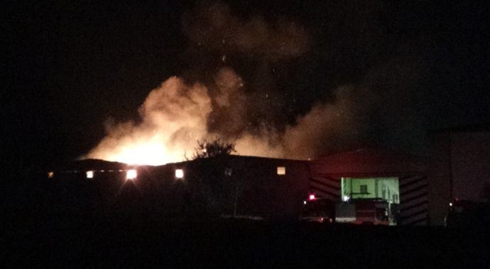 Tekirdağ&#039;da fabrika yangını