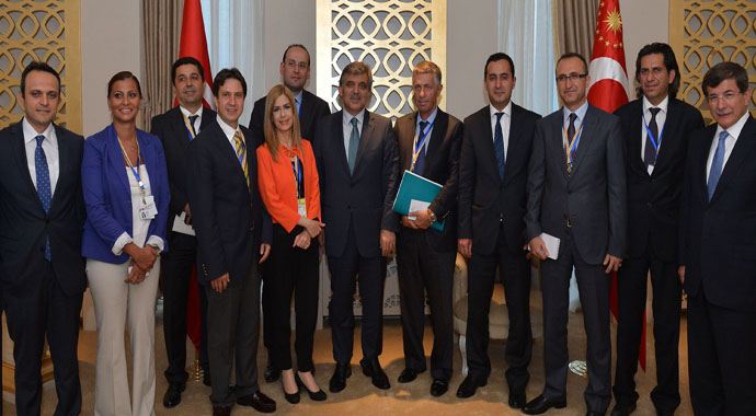 Abdullah Gül İlham Aliyev ile görüştü Abdullah Gül İlham Aliyev ile görüştü