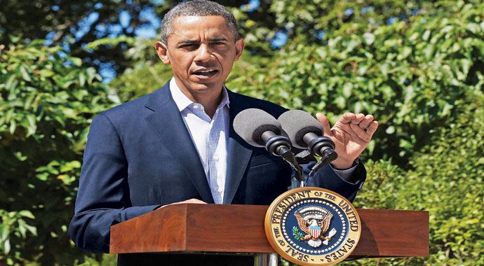 Obama'dan sert tepki, can kayıpları varken askerî tatbikat olmaz Obama'dan sert tepki, can kayıpları varken askerî tatbikat olmaz
