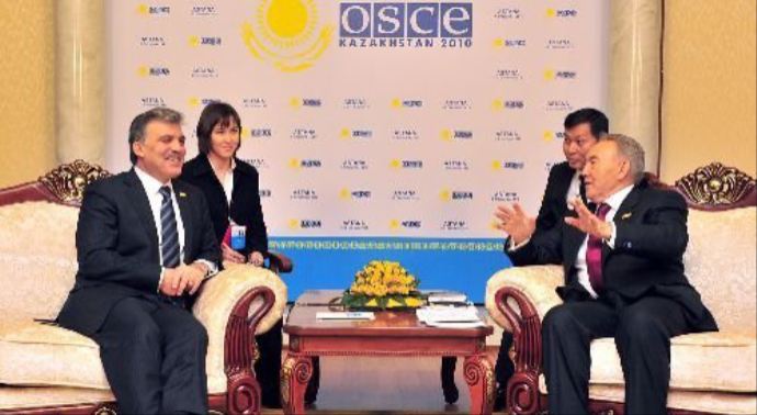 Cumhurbaşkanı Gül, Nazarbayev ile görüştü Cumhurbaşkanı Gül, Nazarbayev ile görüştü