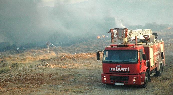 Bodrumda orman yangını, 70 hektar kül oldu