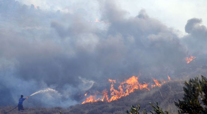 Bodrum&#039;un ciğerleri alev alev