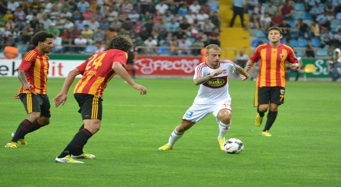 Kayserispor 0 Sivasspor 0 ilk yarı sonucu