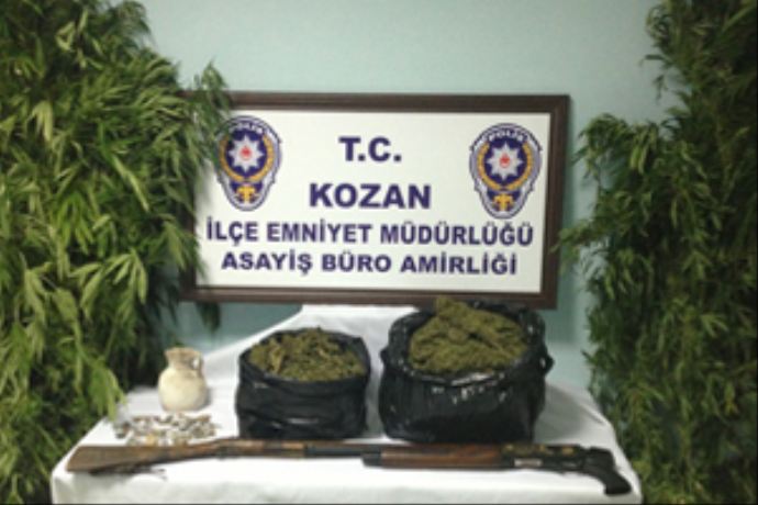 Kozan'da uyuşturucu madde operasyonu Kozan'da uyuşturucu madde operasyonu