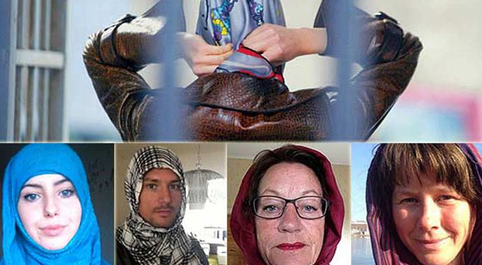 İsveç'te başörtülü, hamile kadına saldırıya protestolar büyüyor İsveç'te başörtülü, hamile kadına saldırıya protestolar büyüyor
