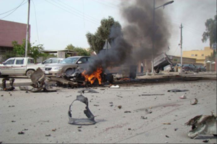 Irak&#039;ta askeri konvoya yapılan saldırıda 9 asker öldü