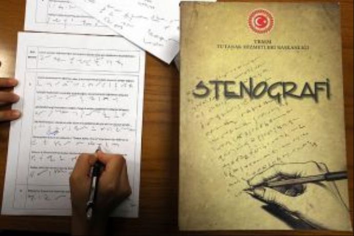 Bakanlık personeline stenografi kursu