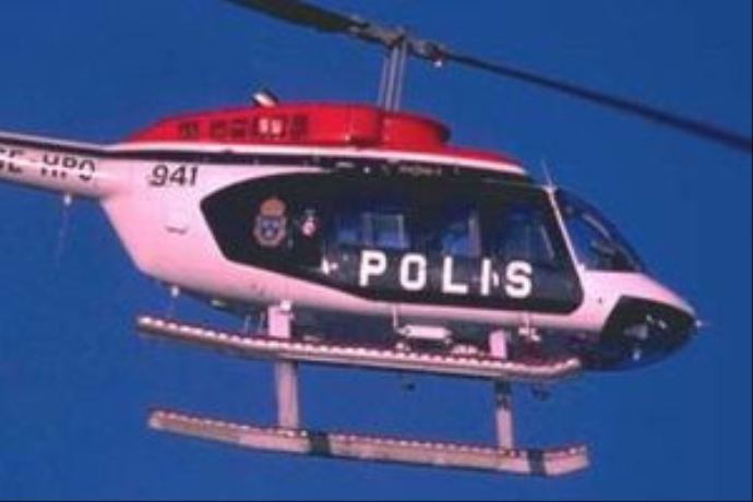 Emniyetten helikopter destekli trafik denetimi Emniyetten helikopter destekli trafik denetimi