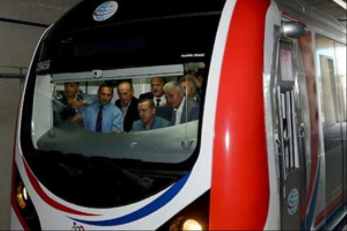 Marmaray&#039;ın test sürüşü Başbakan Erdoğan&#039;dan