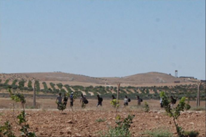 Suriye sınırında kaçakçılara müdahale Suriye sınırında kaçakçılara müdahale
