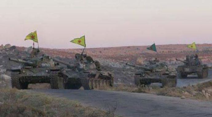 PKK'nın tankları yola çıktı PKK'nın tankları yola çıktı