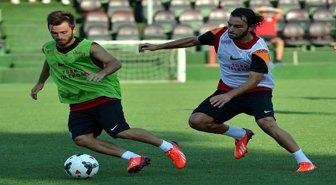 Galatasaray, Süper Kupa öncesi fizik çalıştı Galatasaray, Süper Kupa öncesi fizik çalıştı