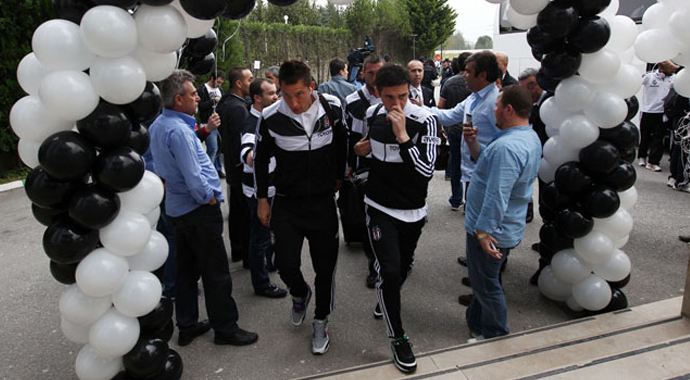 Beşiktaş Bursa'ya denizden geldi Beşiktaş Bursa'ya denizden geldi