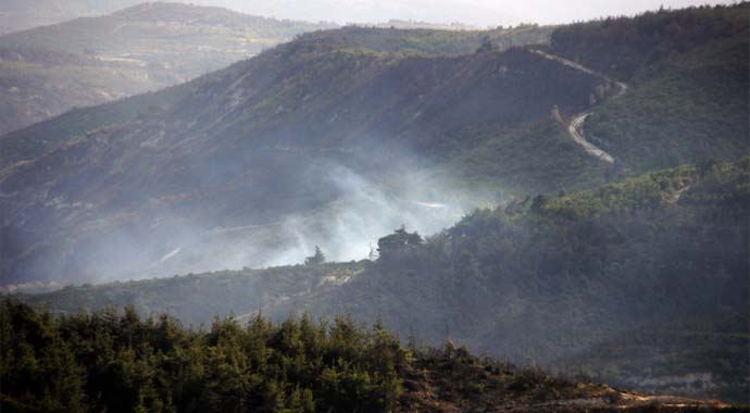 Hatay'da helikopter düştü Hatay'da helikopter düştü