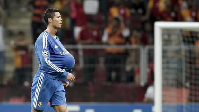 Ronaldo o topu eve götürdü